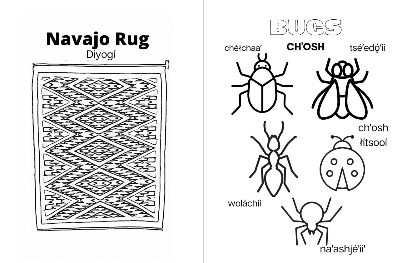 Navajo Children's Coloring and Activity Book