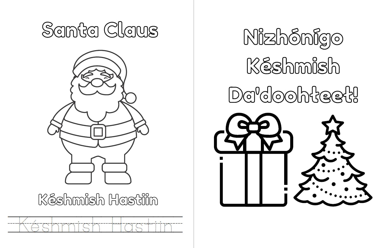 Navajo Children's Christmas Coloring Book
