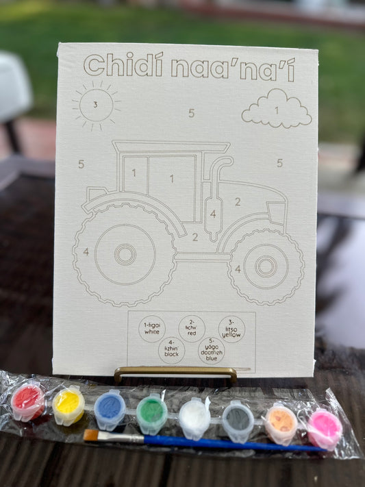Navajo Paint-by-Numbers kits