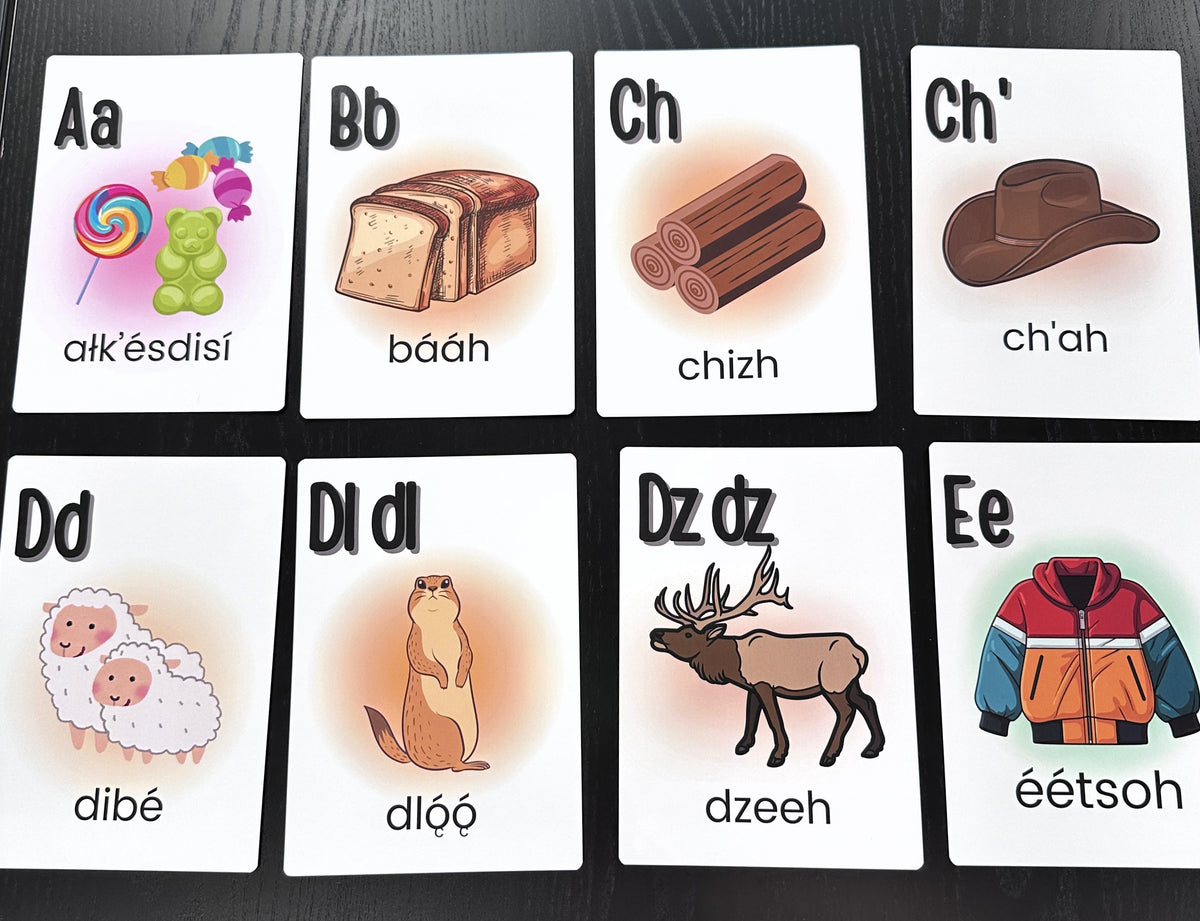 Diné Alphabet Cards – 34 Card Classroom Set