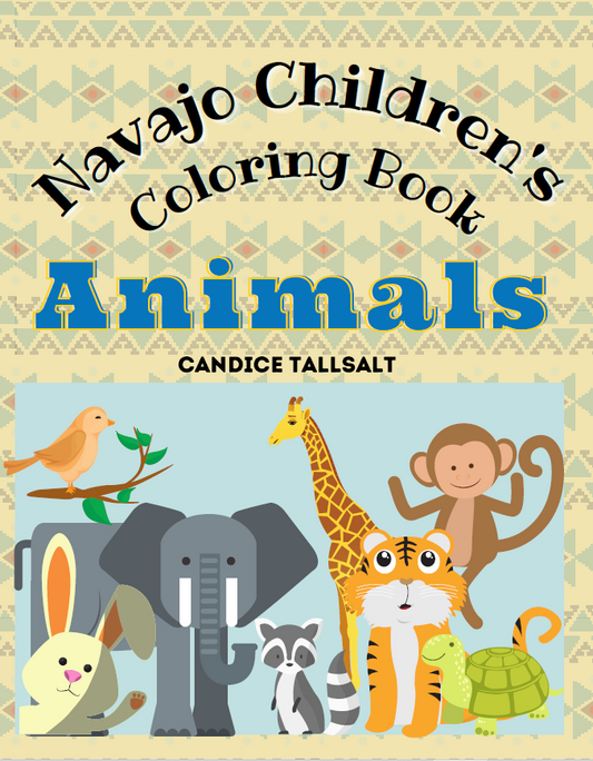 Navajo Children's Coloring Book : Animals